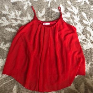 Red JJ Perfection flowy tank